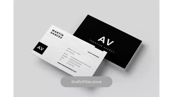 دانلود قالب آماده ایندیزاین کارت ویزیت Business Card