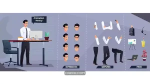 دانلود وکتور مرد تاجر Business character