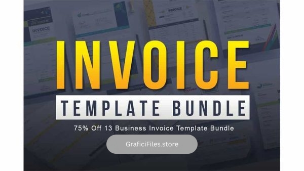 دانلود فایل لایه باز فاکتور Business Invoice Template