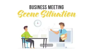پروژه افترافکت موشن گرافیک جلسه کاری Business Meeting – Scene Situation