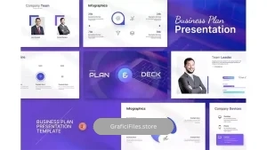 دانلود قالب پاورپوینت طرح کسب و کار Business Plan Presentation Template