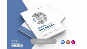 دانلود قالب آماده ورد پروپوزال تجاری Business Proposal, PowerPoint & Word 20 Pages