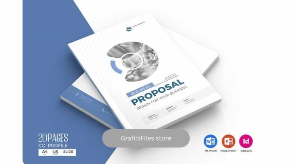 دانلود قالب آماده ورد پروپوزال تجاری Business Proposal, PowerPoint & Word 20 Pages