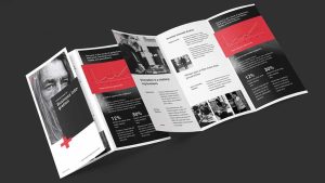 دانلود قالب آماده ایندیزاین بروشور Business Trifold Brochure