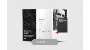 دانلود قالب ایندیزاین بروشور تجاری سه لت Business Trifold Brochure