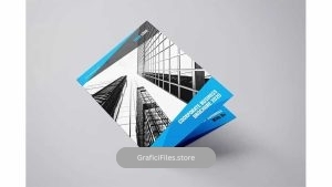 دانلود قالب ایندیزاین بروشور Byfold – A4 Company Bifold Brochure