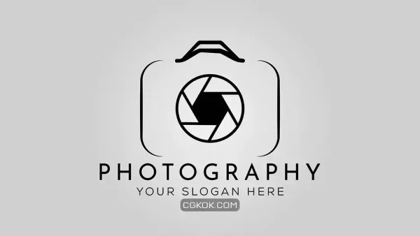 دانلود طرح وکتور لوگو عکاسی Camera photography logo icon vector template