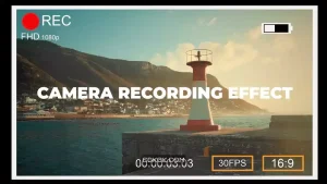 دانلود پریست پریمیر افکت رکورد دوربین Camera Recording Effect