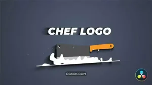 پروژه داوینچی ریزالو لوگو چاقوی سرآشپز Chef Knife Logo