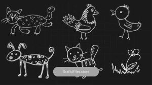 دانلود فوتیج نقاشی کودکان Children Drawings