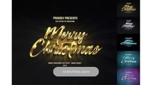 دانلود افکت متن کریسمس Christmas Text Effects