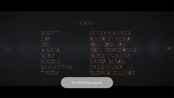پروژه فاینال کات پرو تیتراژ پایانی فیلم Cine Credit V.1