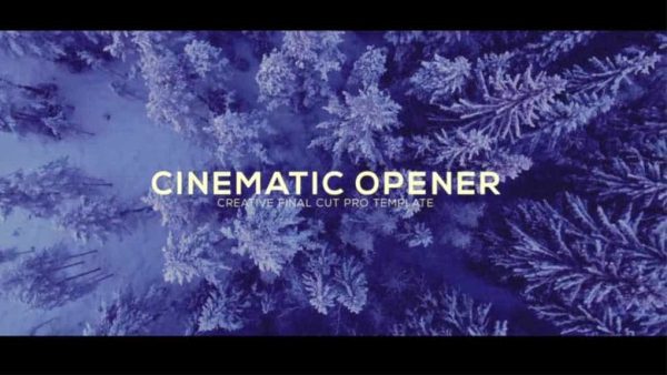 پروژه فاینال کات پرو وله Cinematic Opener
