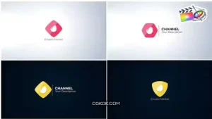 پروژه فاینال کات نمایش لوگو Clean Logo Reveal