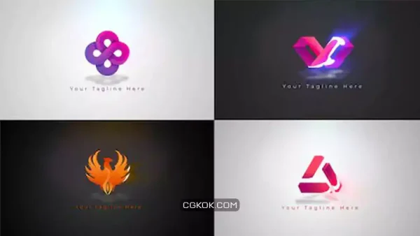 پروژه داوینچی ریزالو لوگو موشن Clean Logo Reveal III