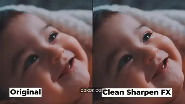 دانلود پریست پریمیر افکت شارپ کردن ویدیو بدون نویز Clean Sharpen Effects