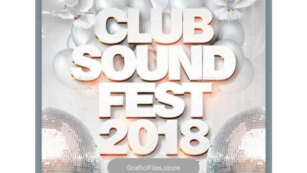 دانلود فایل لایه باز بنر Club Party Flyer
