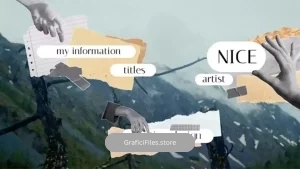 پروژه پریمیر تایتل Collages Hand Titles