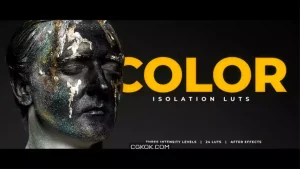 دانلود پریست افترافکت افکت جداسازی رنگ فیلم Color Isolation LUTs