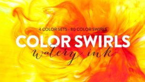 دانلود تکسچر جوهر رنگی Color Swirls – Watery Ink