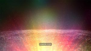 دانلود بک گراند موشن گرافیک پارتیکل رنگی Colorful Particles Rays Background
