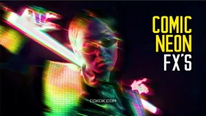 دانلود پریست پریمیر افکت نئون کمیک Comic Neon Effects