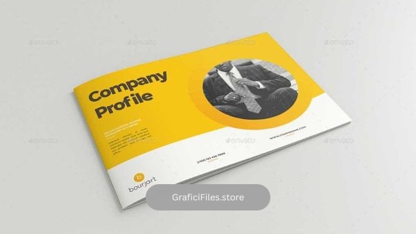 دانلود قالب ایندیزاین بروشور شرکت معماری منظر Company Profile Landscape