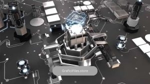 دانلود فوتیج CPU Machine Loop