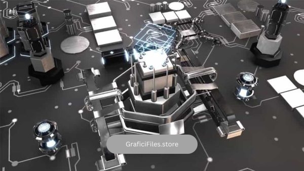 دانلود فوتیج CPU Machine Loop