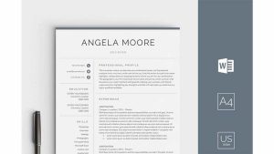 دانلود فایل لایه باز رزومه Creative Resume
