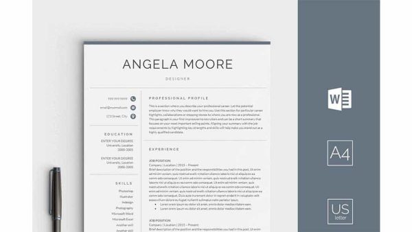 دانلود فایل لایه باز رزومه Creative Resume