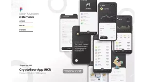 دانلود رابط کاربری اپلیکیشن رمز ارز CryptoBear App UIKit