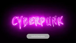 دانلود پریست متن سایبرپانک افترافکت Cyberpunk Text Animations