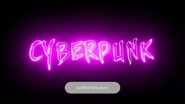 دانلود پریست متن سایبرپانک افترافکت Cyberpunk Text Animations