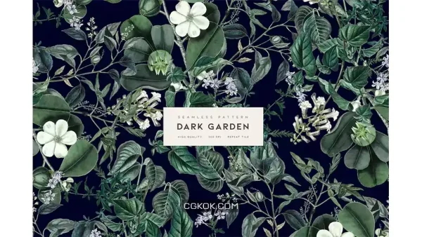 دانلود پترن باغ Dark Garden