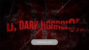 پروژه افترافکت افتتاحیه تریلر ترسناک Dark Horror Trailer Opener