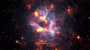 دانلود بک گراند موشن گرافیک فضای سحابی دارک Dark Nebula Space