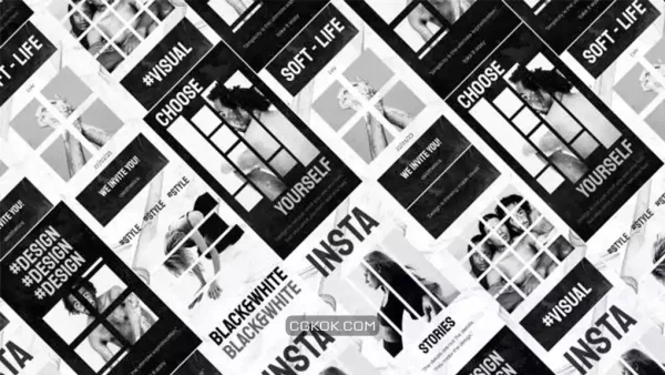 پروژه فاینال کات استوری اینستاگرام Dark Social Media Stories