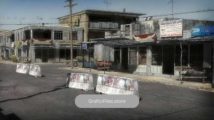 دانلود مدل سه بعدی شهر جنگ زده