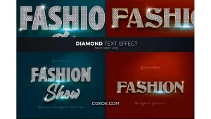 دانلود افکت متن الماس Diamond Text