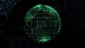 دانلود بک گراند موشن گرافیک کره زمین دیجیتال Digital Globe Background