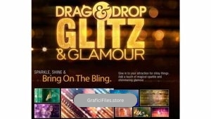 دانلود بک گراند کروماکی نوری Digital Juice Drag & Drop Glitz & Glamour