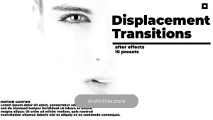 دانلود پریست افترافکت ترانزیشن جابجایی Displacement Transitions