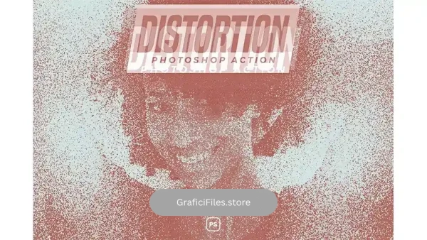 دانلود اکشن فتوشاپ ایجاد افکت نویز بر روی تصاویر Distortion Photoshop Action