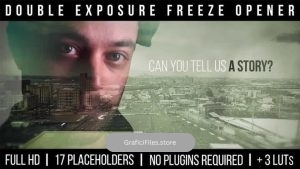 پروژه پریمیر وله با افکت دابل اکسپوژر Double Exposure Freeze Opener
