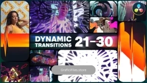 دانلود ترانزیشن داوینچی ریزالو داینامیک Dynamic Transitions for DaVinci Resolve