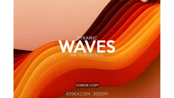 دانلود 4 بک گراند مواج داینامیک Dynamic Waves Backgrounds