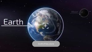 پروژه افترافکت انیمیشن بزرگ نمایی زمین Earth Zoom