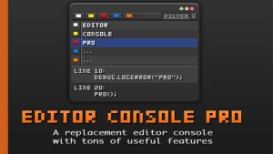 دانلود پروژه Editor Console Pro برای یونیتی
