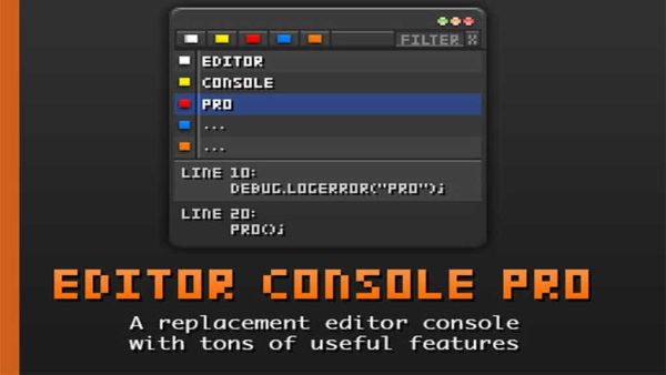 دانلود پروژه Editor Console Pro برای یونیتی